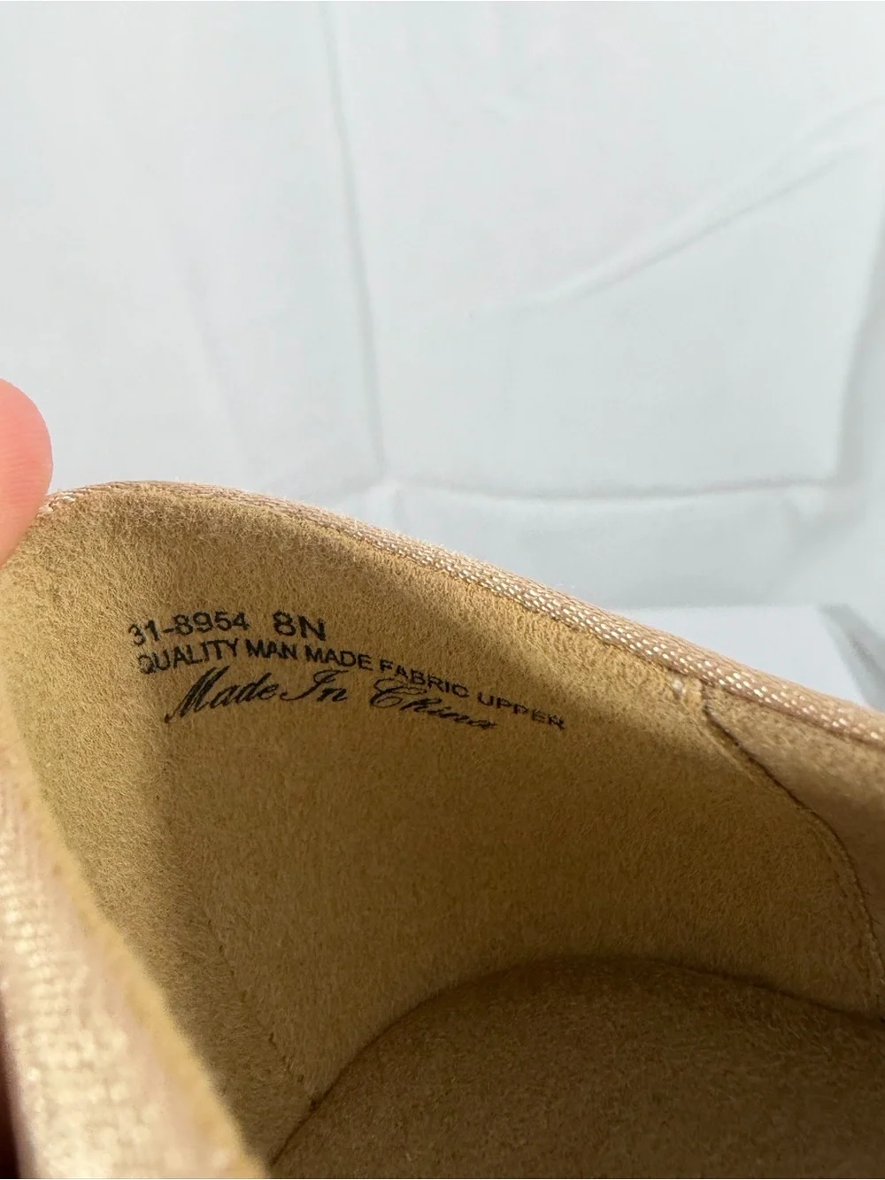 NWT Easy Street Women’s Size 8 Gold Open-Toe Wedge Espadrille